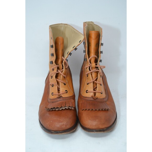 Women's Wolverine Nesbit Kiltie Boots, Samantha Pleet 1000 Mile Size 9 B - Brown - Picture 3 of 14
